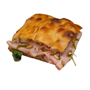 Mortadella focaccia